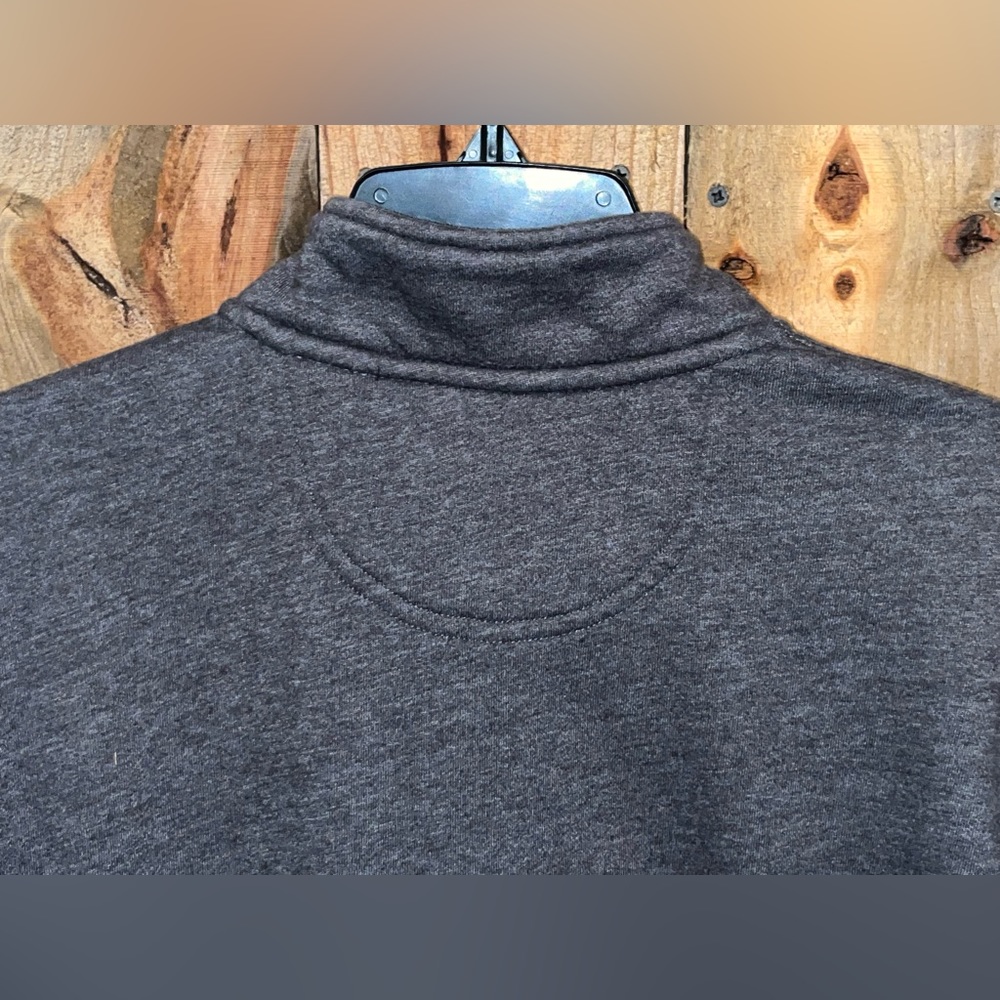 💁‍♂️EUC💁‍♂️Croft & Barrow Grey Pull Over 🧥 Jacket. - Picture 5 of 6